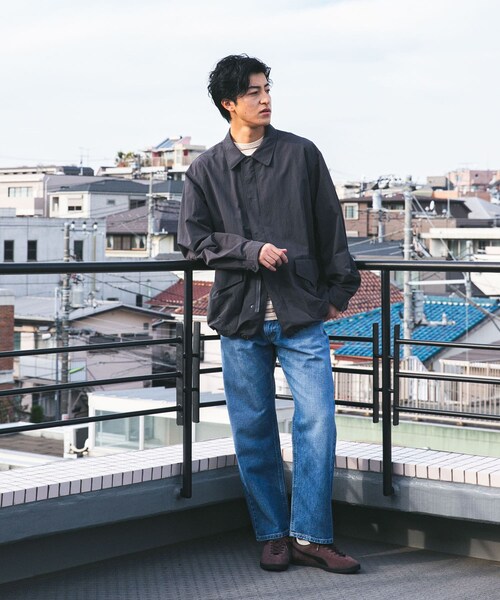 URBAN RESEARCH DOORS(アーバンリサーチドアーズ)の「『別注』Snow Peak Apparel×DOORS NYLON WASHER JACKET(テーラードジャケット・メンズ・GREIGE/CHARCOAL/BLACK・M/L/XL)」の22枚目の写真