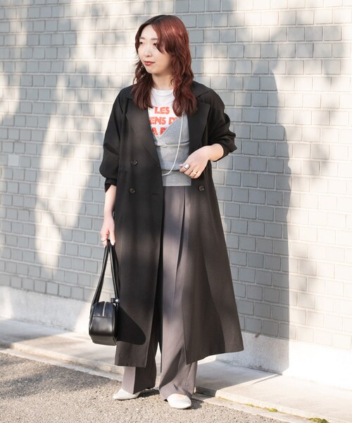 URBAN RESEARCH（アーバンリサーチ）の「『撥水/UVカット』ドロストトレンチコート（ステンカラーコート・レディース・GREGE/BEIGE/BLACK・36/38）」の15枚目の写真