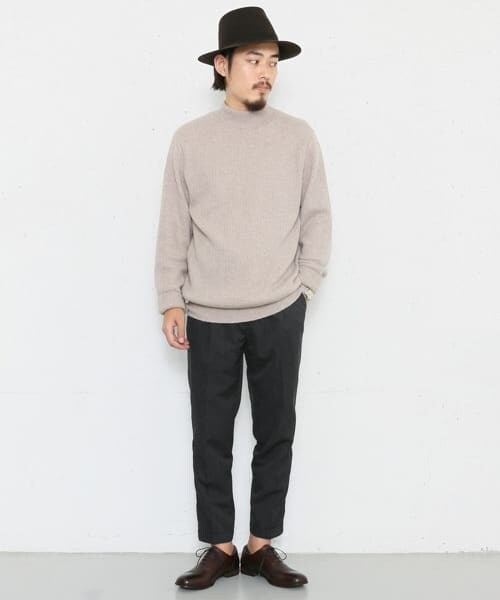 かぐれ（カグレ）の「BRAIN　wool twist yarn pants（その他パンツ・メンズ・CHA.GRAY/NAVY・3/4）」の7枚目の写真