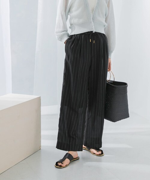 URBAN RESEARCH ROSSO（アーバンリサーチロッソ）の「シアーパンツ（その他パンツ・レディース・bk×white/beige・FREE）」の14枚目の写真