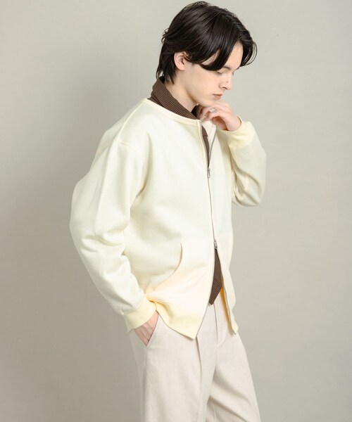 SENSE OF PLACE by URBAN RESEARCH(センスオブプレイスバイアーバンリサーチ)の「ウラキモウクルーネックジップスウェット(スウェット・メンズ・BLACK/GRAY/IVORY・M/L)」の6枚目の写真