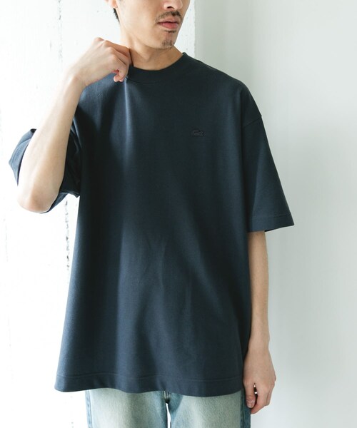 URBAN RESEARCH DOORS(アーバンリサーチドアーズ)の「『別注』LACOSTE×DOORS MOSS STITCH SHORT-SLEEVE T-SHIRTS(Tシャツ/カットソー・メンズ・HAMMAM/SOJA/BUFFALO/GRAPHITE・3/4/5)」の19枚目の写真