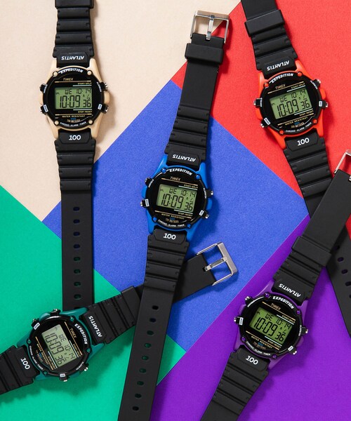 URBAN RESEARCH DOORS（アーバンリサーチドアーズ）の「TIMEX　Atlantis NUPTSE（アナログ腕時計・メンズ・BLK/RED/BLK/PURPLE/BLK/BLUE/BLK/GREEN/BLK/COYOTE・one）」の7枚目の写真