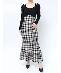 RESEXXY | ショルダーオープンマーメイドニットワンピース(ワンピース)