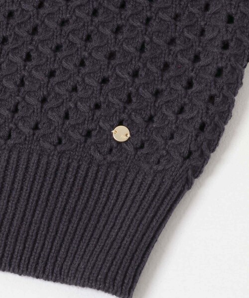 URBAN RESEARCH ROSSO（アーバンリサーチロッソ）の「F by ROSSO　柄編みZIPカーディガン（カーディガン/ボレロ・レディース・OFF×BLK/RED/NAVY・FREE）」の14枚目の写真