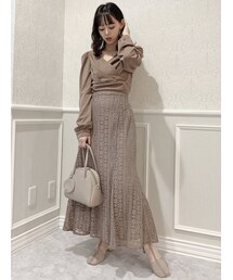 dazzlin | レーススカートSET2ピースワンピース(ワンピース)