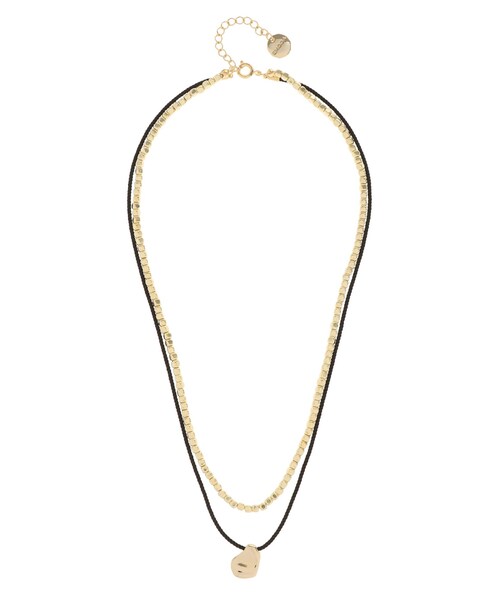EMODA（エモダ）の「ダブルチェーンネックレス（ネックレス・レディース・シルバー/ゴールド・F）」の2枚目の写真