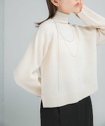 URBAN RESEARCH ROSSO | スーパーファインラムズウールショートニット(ニット/セーター)