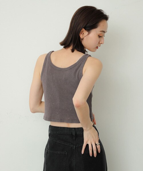 SENSE OF PLACE by URBAN RESEARCH（センスオブプレイスバイアーバンリサーチ）の「プレートピグメントタンクトップ（タンクトップ・レディース・PINK/OFF WHITE/GRAY・COMPACT/one）」の18枚目の写真