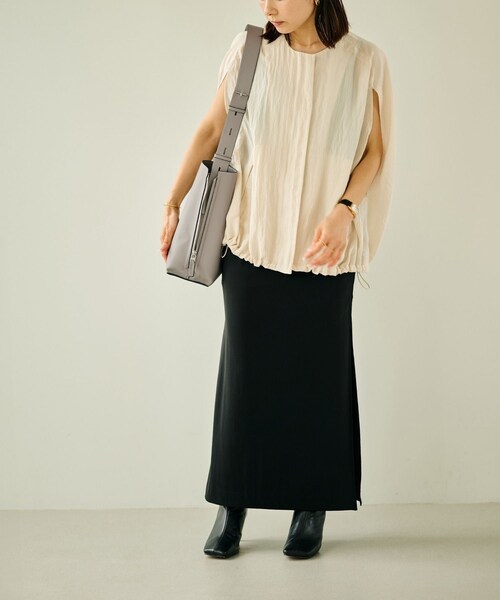 ROPE'(ロペ)の「【E'POR】Y BAG Shoulder Medium【軽量】(ショルダーバッグ・レディース・ライトグレー/キナリ・F)」の17枚目の写真