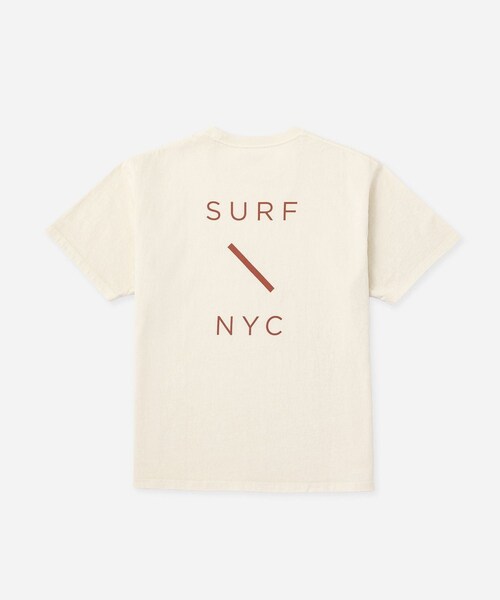 Saturdays NYC(サタデーズ ニューヨークシティ )の「SURF NYC Dyed Standard SS Tee(Tシャツ/カットソー・レディース・ブラック/ホワイト/キミドリ/ワイン・L/M/S/XL)」の8枚目の写真