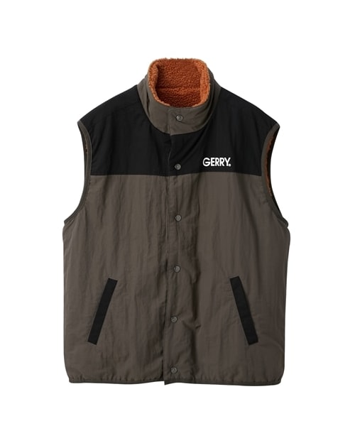 nissen（ニッセン）の「リバーシブルベスト【大きいサイズメンズ】/GERRY（ジェリー）（ベスト・メンズ・#230オレンジ&グレー/#840ブラック&ブルー・3L/4L/5L）」の7枚目の写真
