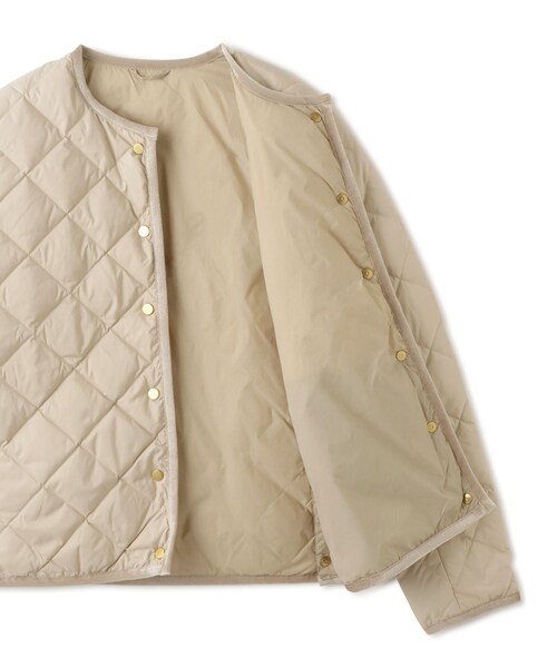 ROPE'（ロペ）の「【TAION×LIMONTA×ROPE'トリプルコラボ】クルーネックショートダウンジャケット（ダウンジャケット/コート・レディース・ベージュ/ネイビー・36/38）」の20枚目の写真