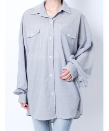 GYDA | GGストライプオーバーシャツ(シャツ/ブラウス)