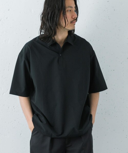 URBAN RESEARCH(アーバンリサーチ)の「『洗濯可/防シワ/撥水』COOL DOTS ポロシャツ(ポロシャツ・メンズ・BLACK/CHARCOAL/NAVY・M/L)」の14枚目の写真