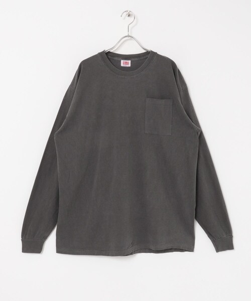 URBAN RESEARCH（アーバンリサーチ）の「RELAX FIT　ポケットロングスリーブ（Tシャツ/カットソー・メンズ・MINT/WHITE/PAPPER/GREY/オーキッド/プロブルー・FREE）」の14枚目の写真