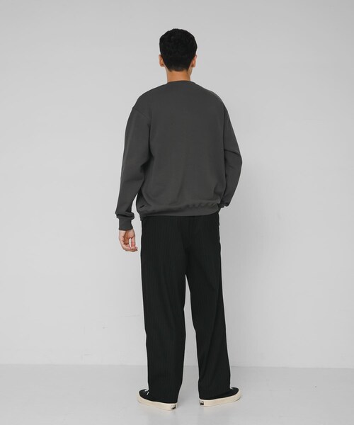 URBAN RESEARCH Sonny Label（アーバンリサーチサニーレーベル）の「ヘビーウェイトコットンベーシックスウェット（スウェット・メンズ・ネイビー/ブラック/チャコール/杢グレー/ダークブラウン・S/M/L/XL）」の22枚目の写真