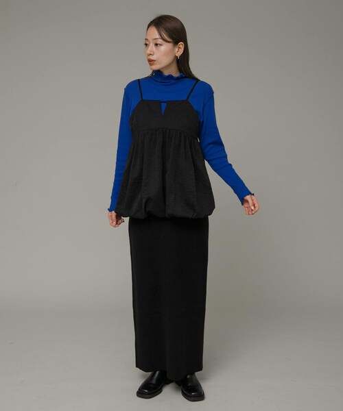 URBAN RESEARCH Sonny Label（アーバンリサーチサニーレーベル）の「バルーンキャミビスチェブラウス（その他トップス・レディース・グレージュ/ブラック/チャコール・FREE）」の9枚目の写真