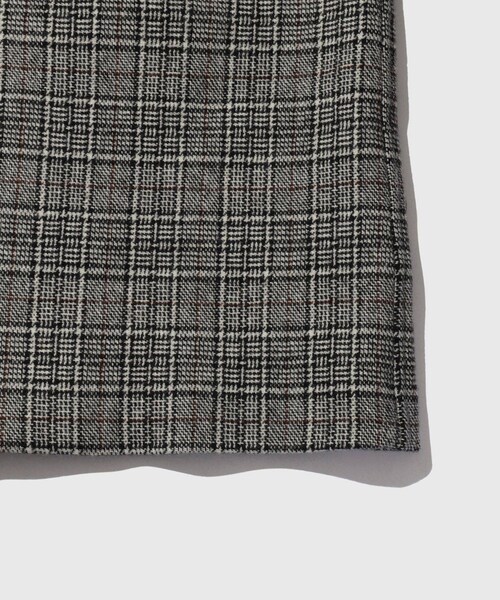 ADAM ET ROPE'(アダムエロペ)の「グレンチェックダブルフェイスチェスターコート(チェスターコート・メンズ・ブラック系・L/M)」の5枚目の写真