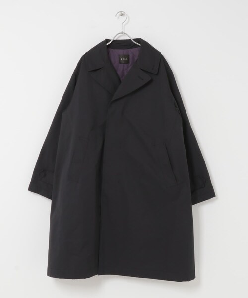EKAL（エカル）の「撥水中綿ステンカラーコート（ステンカラーコート・レディース・キャメル/ブラック・one）」の11枚目の写真