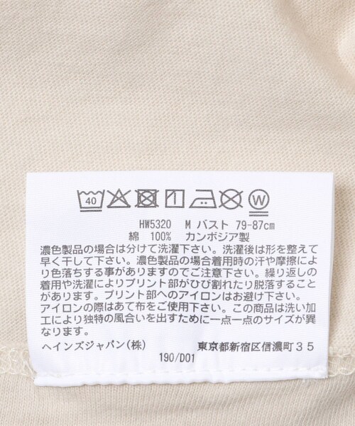 URBAN RESEARCH（アーバンリサーチ）の「HANES　2P クルーネックTシャツ（Tシャツ/カットソー・レディース・BEG/WHT/ASSORT・M）」の15枚目の写真
