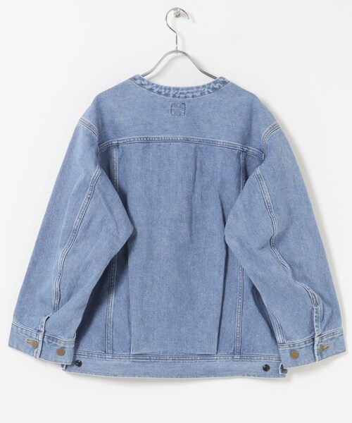 URBAN RESEARCH ROSSO（アーバンリサーチロッソ）の「『別注』Lee101×ROSSO　NOCOLLAR JACKET（デニムジャケット・レディース・ONE WASH/USED・Free）」の9枚目の写真
