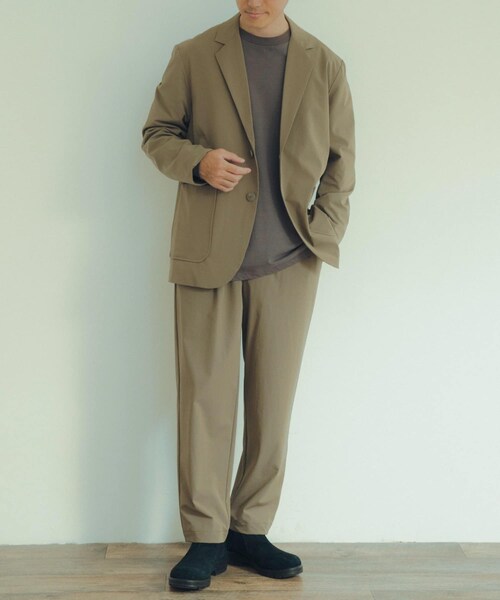 ITEMS URBANRESEARCH（アイテムズ アーバンリサーチ）の「ストレッチナイロン テーラードジャケット（テーラードジャケット・メンズ・KHK/BLK/NVY・M/L）」の19枚目の写真