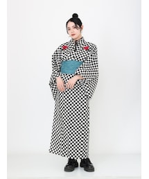 jouetie（ジュエティ）の「ジャパンローズ柄浴衣セット（浴衣）」 - WEAR