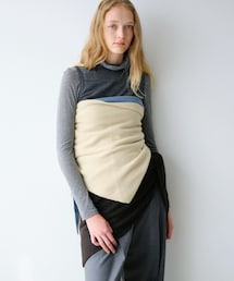 ASAUCE MELER　シームレスカシミアトライアングルストール