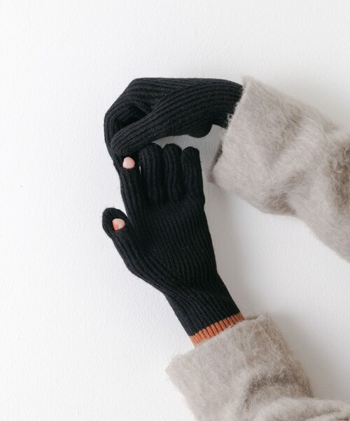 SMELLY（スメリー）の「バイカラーホールタッチグローブ（ベルト・レディース・GRY/YEL/RED/BLK・-）」の6枚目の写真
