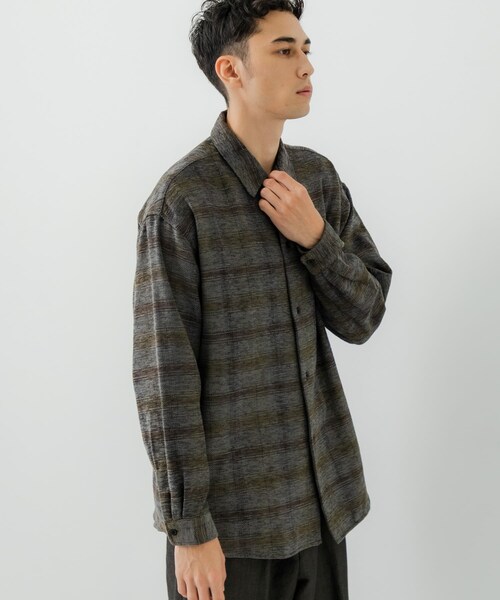 URBAN RESEARCH（アーバンリサーチ）の「モールクラシックシャツ（シャツ/ブラウス・メンズ・NAVY/BLACK/L.CHECK/D.CHECK・M/L）」の16枚目の写真