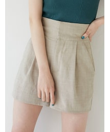 MURUA | タックワイドバミューダパンツ【セットアップ着用可能】(スラックス)