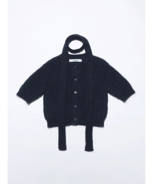 EMODA（エモダ）の「【VEQUM】HALF SLEEVE KNIT CD（その他・レディース・グレー/ブラック/ネイビー/ブラウン・F）」の12枚目の写真