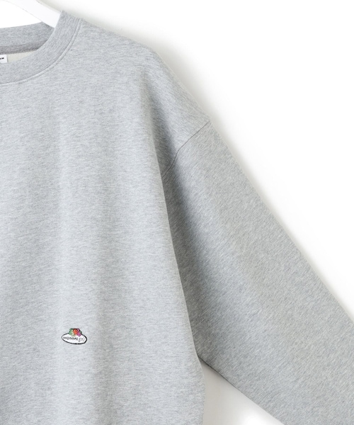 ADAM ET ROPE'(アダムエロペ)の「【HOMME girls×FRUIT OF THE LOOM】Crewneck Sweatshirt(スウェット・レディース・グレー・S)」の5枚目の写真