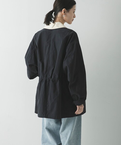 URBAN RESEARCH（アーバンリサーチ）の「ドロストカバーオール（カバーオール・レディース・NATURAL/PINK/NAVY・Free）」の21枚目の写真