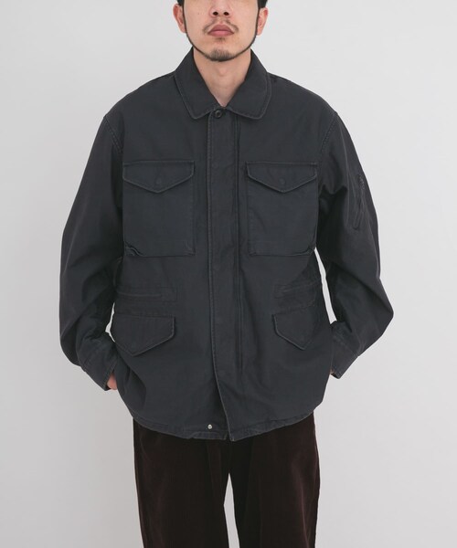 EKAL（エカル）の「nonnative　TROOPER JKT COTTON BACK SATIN VW WITH WINDSTOPPER（ブルゾン・メンズ・BLACK/OLIVE/NAVY・2/3）」の5枚目の写真