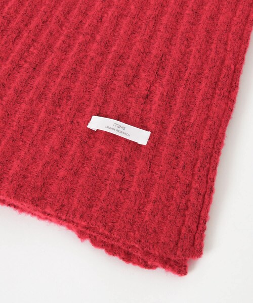 ITEMS URBANRESEARCH（アイテムズ アーバンリサーチ）の「リブニットビッグストール（ストール/ショール・レディース・MOC/RED/GREGE・-）」の15枚目の写真