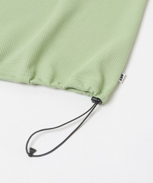 URBAN RESEARCH（アーバンリサーチ）の「Acy　ZIP THERMAL PULLOVER（Tシャツ/カットソー・メンズ・BLACK/L.GREEN・L/XL）」の9枚目の写真