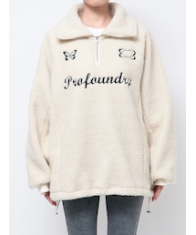 EMODA | ユニフォームボアジッププルオーバー(Tシャツ/カットソー)