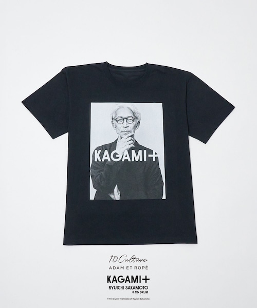 ADAM ET ROPE'(アダムエロペ)の「【KAGAMI+ Ryuichi Sakamoto × 10Culture / ADAM ET ROPE'】KAGAMI+ PHOTO TEE(Tシャツ/カットソー・レディース・ブラック/ブラック系/ホワイト/ホワイト系・L/M/XL)」の8枚目の写真