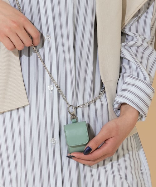 ITEMS URBANRESEARCH（アイテムズ アーバンリサーチ）の「エコバッグ付ミニバッグ（ショルダーバッグ・レディース・PALE BLUE/BLACK/L.BEIGE/PALE PINK・one）」の19枚目の写真