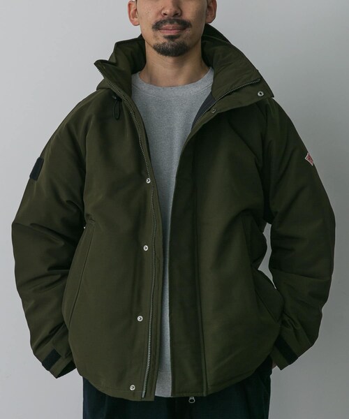 URBAN RESEARCH DOORS（アーバンリサーチドアーズ）の「DANTON　ARMY HOODED JACKET（テーラードジャケット・メンズ・GREY/BLACK/NAVY/LT.BEIGE/OLIVE/IVORY・S/M/L）」の5枚目の写真