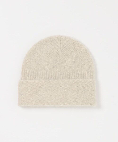 かぐれ(カグレ)の「mature ha. KNIT CAP YAK(ニットキャップ/ビーニー・レディース・BROWN/NATURAL・One)」の2枚目の写真