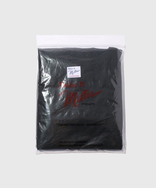 ADAM ET ROPE'（アダムエロペ）の「《別注》【Miller/ミラー】RIB TANKTOP（タンクトップ・メンズ・ブラック/ホワイト・L/M）」の11枚目の写真
