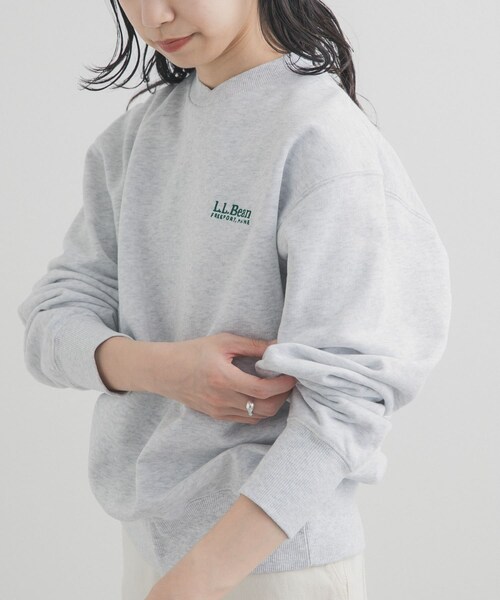 URBAN RESEARCH DOORS(アーバンリサーチドアーズ)の「L.L.Bean JAPAN EDITION CREWNECKSWEATSHIRTS(Tシャツ/カットソー・レディース・ECRU/BIRCH/NAVY/MAGENTA/SLATE BLUE/NIGHT・M)」の10枚目の写真