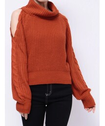 GYDA | オフタートルオフショルKT TOPS(ニット/セーター)
