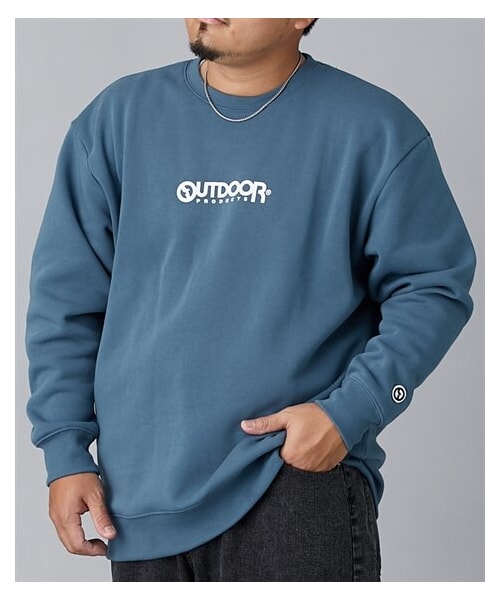 トレーナー 大きいサイズ メンズ スエット 裏起毛 OUTDOOR アウトドア プリント C061210-02 トレーナー 大きいサイズ メンズ スエット 裏起毛 OUTDOOR アウトドア