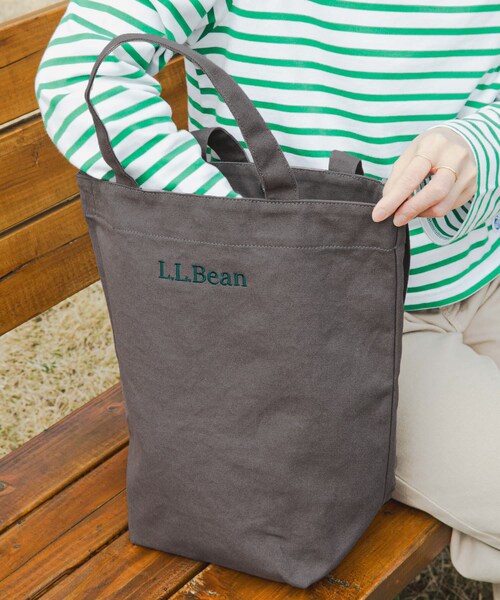 URBAN RESEARCH DOORS(アーバンリサーチドアーズ)の「『別注』L.L.Bean×DOORS Shoulder Strap Tote M(ショルダーバッグ・レディース・Natural/Black/CarbonGray・one)」の8枚目の写真