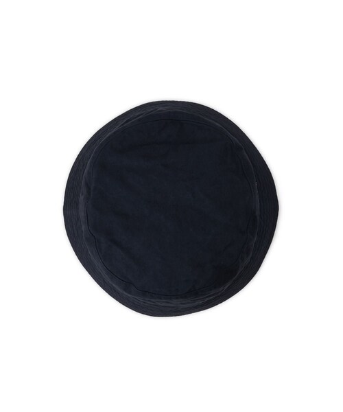 ADAM ET ROPE'（アダムエロペ）の「【AURALEE(オーラリー)】GARMENT-DYED FINX CHINO BUCKET HAT MADE BY KIJIMA TAKAYUKI（ハット・レディース・ホワイト/キナリ/ネイビー・F）」の8枚目の写真
