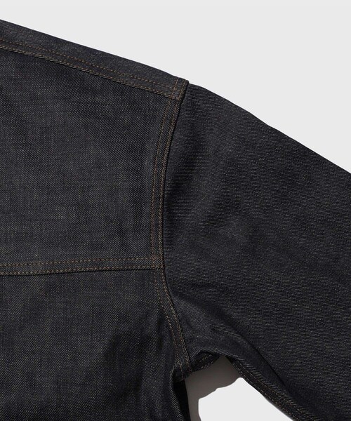 ADAM ET ROPE'(アダムエロペ)の「【SUGARHILL/シュガーヒル】MODERN DENIM JACKET(デニムジャケット・メンズ・ネイビー・2/3)」の6枚目の写真
